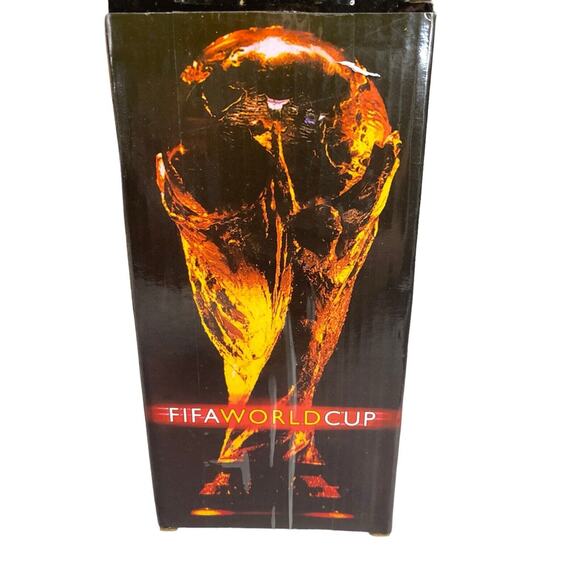 NIB FIFA WORLD CUP TROPHY BEER GLASS SOCCER FOOTBALL 2022 QATAR USA Lot of TWO - Picture 4 of 10